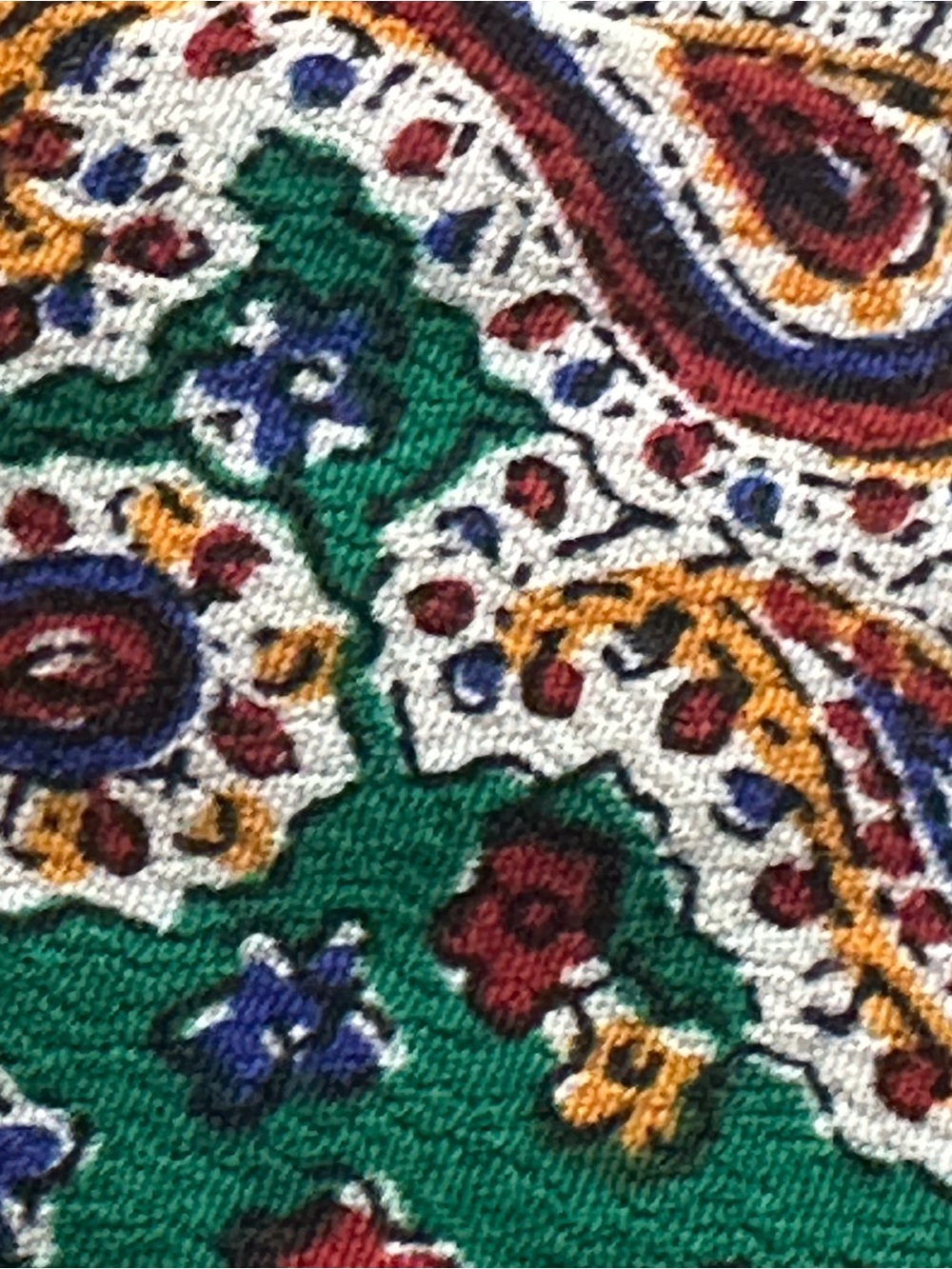 Anthropologie Maeve Green Paisley Short Sleeve Shift Dress. Size 10. - Picture 9 of 11